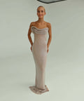 Albina Dyla Celeste Gown - 6 / Silver - Dresses