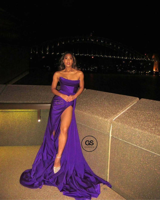 Albina Dyla Purple Femme Corset Dress Size XS / AU 6 - 6 / Purple - Dresses