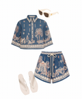 Alemais Acacia Cropped Shirt and Short Set - Outfit Sets