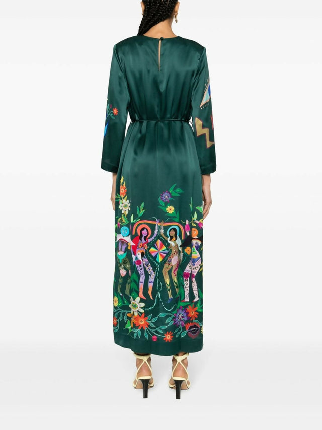 Alemais Agatha Midi Dress 12 - 12 / Multi - Dresses
