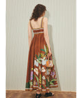 Alémais Alfie Twist Dress - 16 / Brown - Dresses