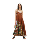 Alémais Alfie Twist Dress - 16 / Brown - Dresses