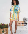 Alemais All Aboard Linen Shirt - 16 / Print - Tops