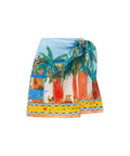 Alemais All Aboard Linen Skirt - 16 / Print - Skirts