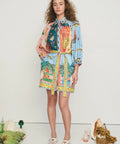Alemais All Aboard Mini Dress - 8 / Multi - Dresses