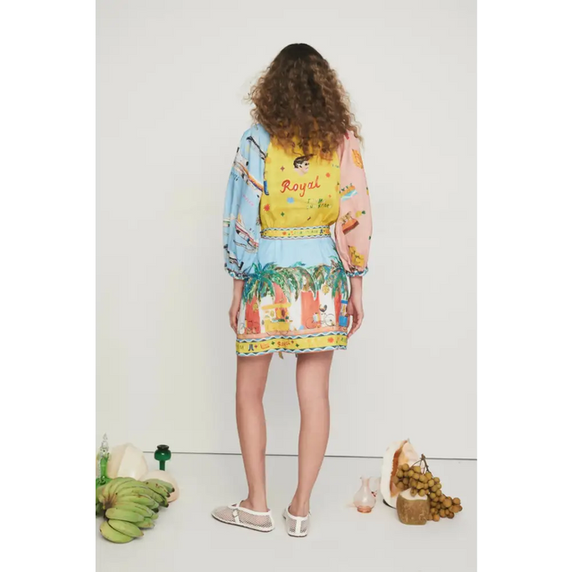 Alemais All Aboard Mini Dress Multi Size 16 - 16 / Multi - Dresses