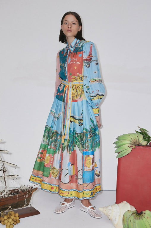 Alemais All Aboard Shirtdress Size 12 - 12 / Multi - Dresses