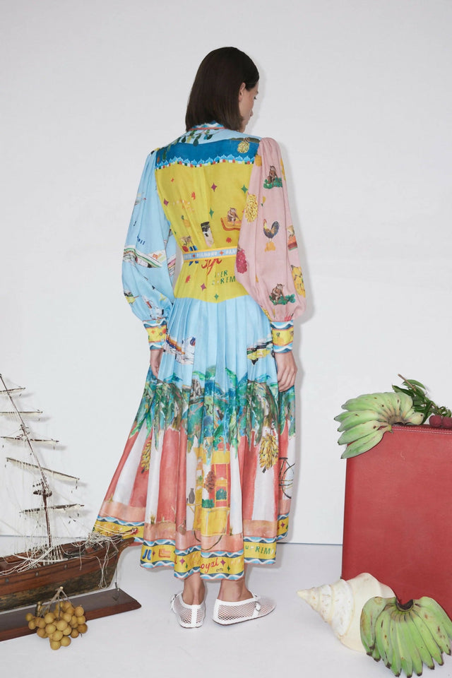 Alemais All Aboard Shirtdress Size AU 16 - 14 / Print - Dresses