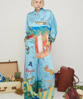 Alemais All Aboard Silk Shirt - 16 / Print - Tops