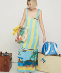 Alemais All Aboard Sleeveless Midi Dress - 16 / Multi - Dresses