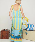 Alemais All Aboard Sleeveless Midi Dress - 16 / Multi - Dresses
