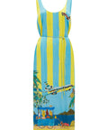 Alemais All Aboard Sleeveless Midi Dress - 16 / Multi - Dresses