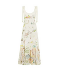 Alemais Anouk Ballet Maxi Sundress White Print Size AU 6 - 6 / Print - Dresses
