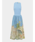 ALÉMAIS Anouk Tank Midi Dress size 14 - 14 / Multi - Dresses