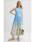ALÉMAIS Anouk Tank Midi Dress size 14 - 14 / Multi - Dresses