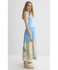 ALÉMAIS Anouk Tank Midi Dress size 14 - 14 / Multi - Dresses