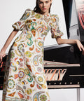 Alemais Arcade Midi Dress Multi Size AU 16 - 16 / Print - Dresses
