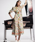 Alemais Arcade Midi Dress Multi Size AU 16 - 16 / Print - Dresses