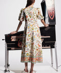 Alemais Arcade Midi Dress Multi Size AU 16 - 16 / Print - Dresses