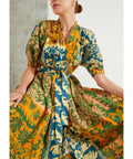 Alemais Archie Wrap Dress Multi Size AU 14 - 14 / Multi - Dresses