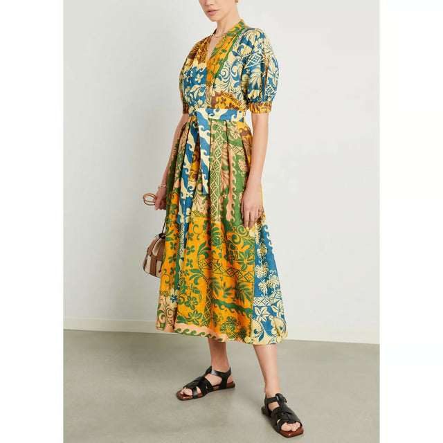 Alemais Archie Wrap Dress Multi Size AU 14 - 14 / Multi - Dresses