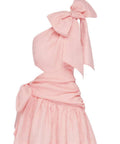 Alemais Aria One Shoulder Mini Dress - 10 / Pink - Dresses