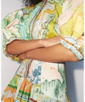 Alemais Atlas Mini Dress Green Size 12 & 16 - Dresses