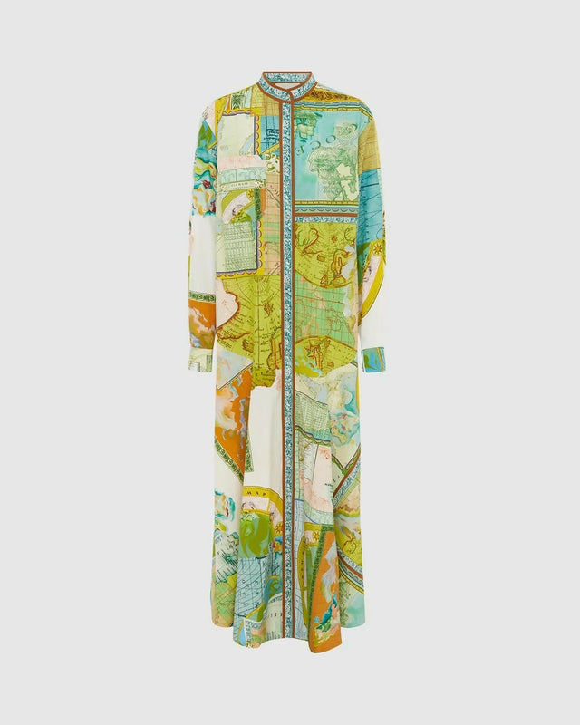 Alemais Atlas Shirtdress Print Size AU 14 & 16 - Dresses