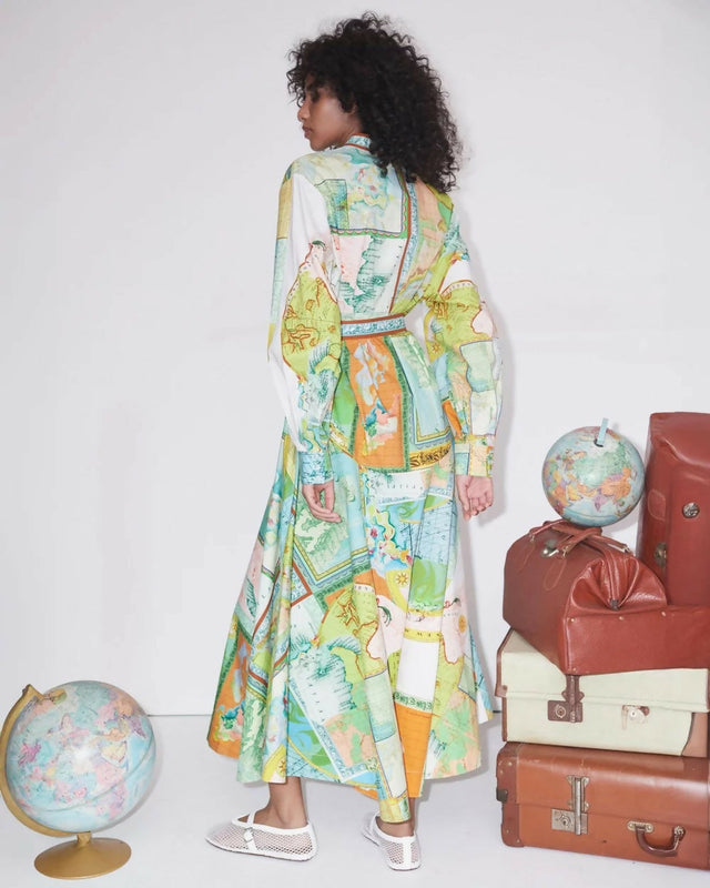 Alemais Atlas Shirtdress Print Size AU 14 & 16 - Dresses