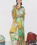 Alemais Atlas Silk Shirt and Pant - Outfit Sets