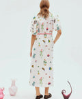 Alemais Atticus Shirtdress Print Size AU 14 - 14 / White - Dresses