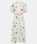 Alemais Atticus Shirtdress Print Size AU 14 - 14 / White - Dresses