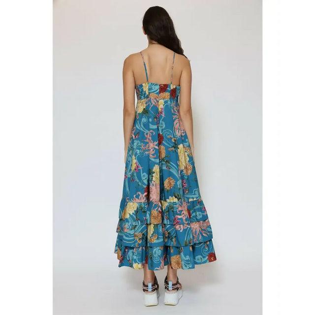Alemais Avery Midi Dress Blue Size 10 - 10 / Blue - Dresses