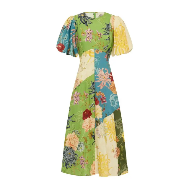 Alemais Avery Spliced Midi Dress Multi Size 12 & 16 - Dresses