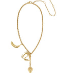 Alemais Banana House Charm Necklace - Gold - Necklaces