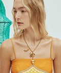 Alemais Banana House Charm Necklace - Gold - Necklaces