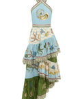 Alemais Bath House Midi Dress Multi - Dresses
