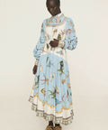Alemais Bath House Shirt Midi Dress Print Size 16 - 16 / Print - Dresses
