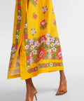 Alemais Belted Floral Linen Shirt Dress - 12 / Floral - Dresses