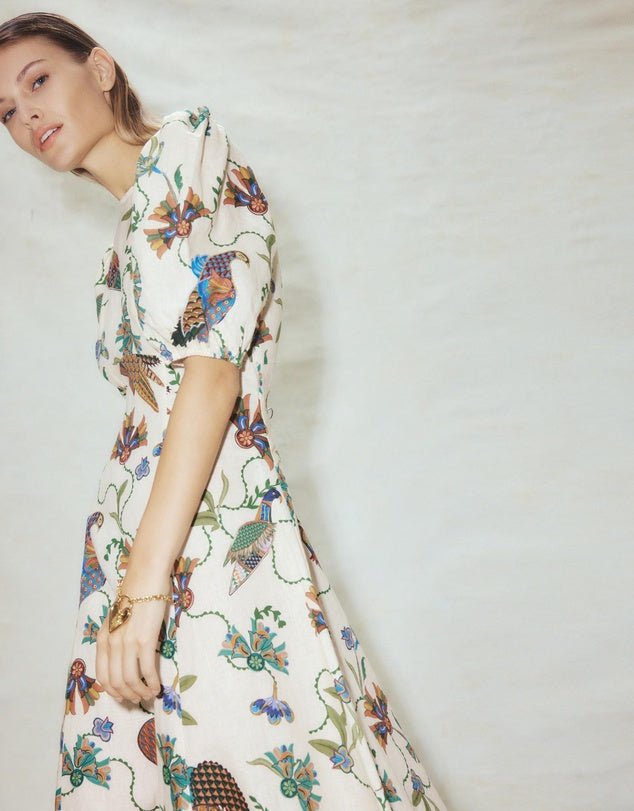 ALEMAIS - Alemais Birdie Midi Dress