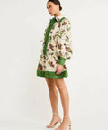 Alemais Birdie Mini Dress Multi Print Size 14 & 16 - Dresses