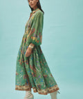 Alemais Birdie Shirtdress - 14 / Green - Dresses