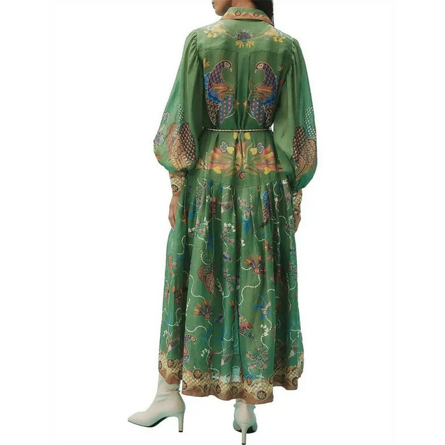 Alemais Birdie Shirtdress Green Size 8 - 8 / Green - Dresses