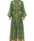 Alemais Birdie Shirtdress Green Size 8 - 8 / Green - Dresses