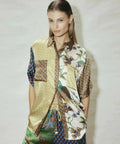 Alemais Birdie Spliced Silk Shirt and Pants Set Multi Print Size 14 - 14 / Print - Outfit Sets