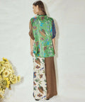 Alemais Birdie Spliced Silk Shirt and Pants Set Multi Print Size 14 - 14 / Print - Outfit Sets