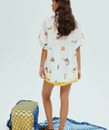 ALEMAIS - Alemais Blue Marlin Shirt and Skirt
