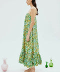 Alemais Bubble Midi Dress - 14 / Floral - Dresses