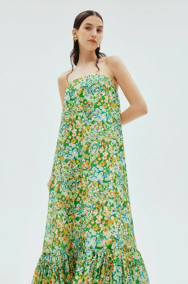 Alemais Bubble Midi Dress - 14 / Floral - Dresses
