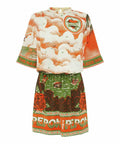 Alemais Bungalow Mini Dress Print Size 14 - 16 / Multicolor - Dresses